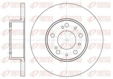 2x REMSA Disque de frein Avant