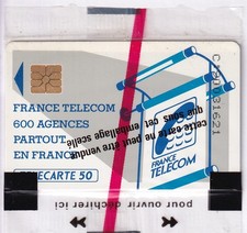 VARIETE TELECARTE LOGO .. 50U Te42a SO2 ST TRAIT COURT PE.2774 NSB/NEUVE C.9€