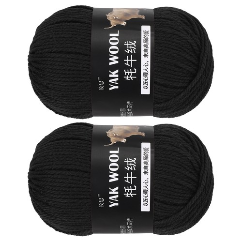 1pcs laine tricoter noir 3 - 1pcs,