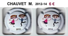 CAPSULES  de  CHAMPAGNE  CHAUVET  Marc  2012 - 14