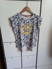 TISSAIA t;shirt gris, jaune