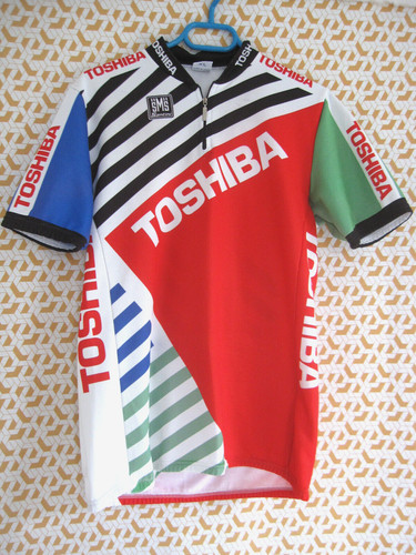 Maillot cycliste toshiba tour - cycliste,