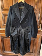 Ancienne veste de costume queue de pie tailleur Guido Billotta époque 1900