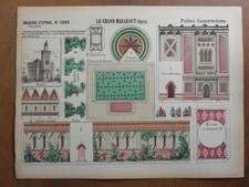 Maquette papier Marabout