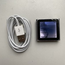 Apple Ipod Nano 6 - 8gb 8go - Baladeur Mp3 - A1366 - Fonctionne Mais Écran Cassé