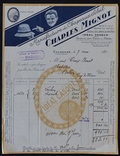 Billhead Facture CAUSSADE 1930