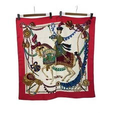 Hermes Scarf Silk RED Carre90