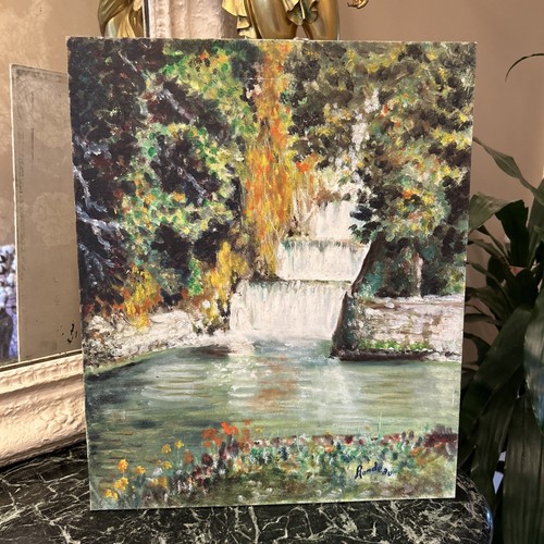 Tableau huile sur panneau - tableau,
