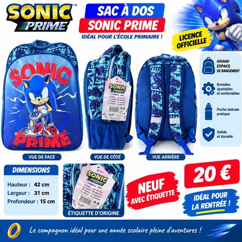 Sac dos sonic officiel - sac,