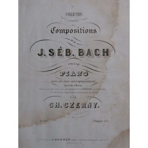 Bach concert en - concert, ré