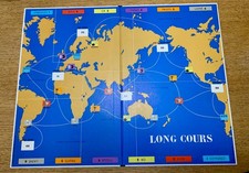 LONG COURS - JEU DE STRATÉGIE MIRO COMPANY PARIS 1959 -  VINTAGE ÉTAT EXCELLENT