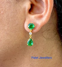 14k or Jaune Plaqué 4Ct Poire