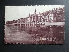 Carte postale ancienne CPA - MENTON - La côte d'Azur