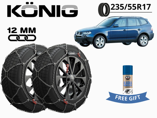 Chaînes neige konig 12mm - chaînes,