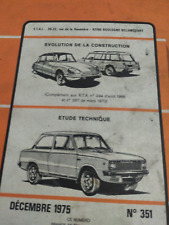 Revue technique automobile DAF VOLVO 66