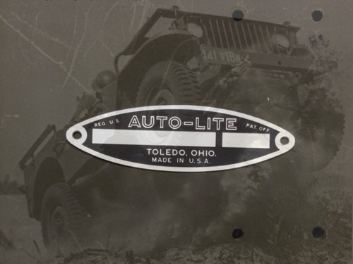 Plaquette data plate allumeur - data,