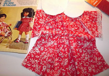 KIT découpé VETEMENT,poupee, Francoise MODES ET TRAVAUX Juin 1974