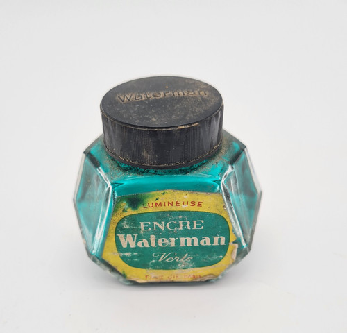 Ancien bouteille encre - bouteille, d'encre