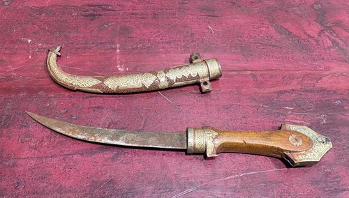Moroccan tribal koummya dagger - moroccan,