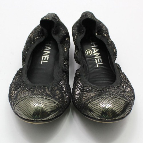 Chanel ballerines bande - à,