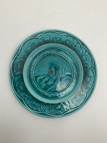 Faïence rubelles assiette - faïence,