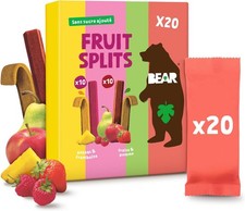 BEAR Fruit Splits Paquet Assortiment | 100% d'Ingrédients Naturels| Sans... 