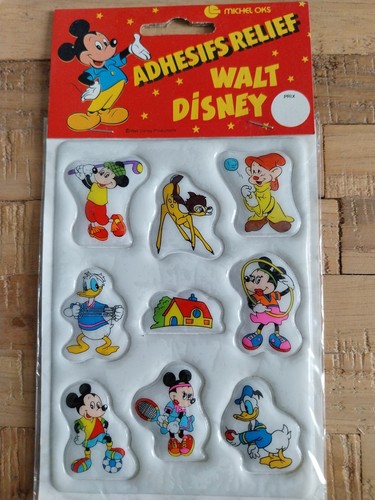 Adhésifs relief walt disney - adhésifs,