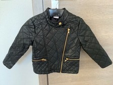 Veste noire simili cuir - Fille - Taille 3 ans - Influx