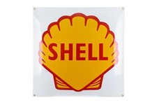 Plaque emaillée SHELL 50x50