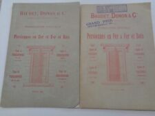 💥 2 Catalogues 1884 / 1888
