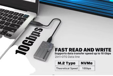 Clef/disque USB rapide 10Gbs capacité NVME 256Go Boitier ALU