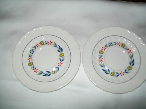 Knowles mayflower saucers - knowles, 2