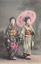 Japan - Geishas - Pink umbrella