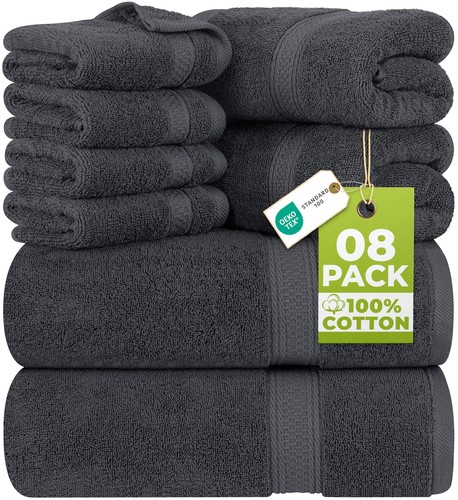 Lot serviettes en - de, 8