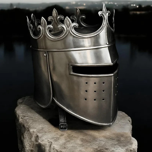 Casque couronne médiévale - , en