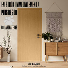 porte intérieure à âme pleine charnières invisibles 