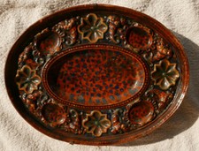  plat XIXe céramique école de tours Palissy?Avisseau? Landay? copie du louvre