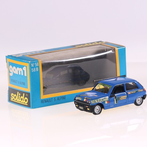 Solido renault 5 alpine - solido, n°58