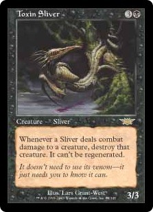 Magic mtg slivoïde toxique - -,
