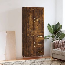 Buffet Haut Armoire de Rangement Meuble de Salon Bois d'Ingénierie vidaXL