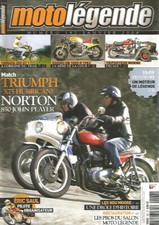MOTO LEGENDE N°197 TRIUMPH X75 HURRICANE VS NORTON 850 JOHN PLAYER / YAM 250 DT1