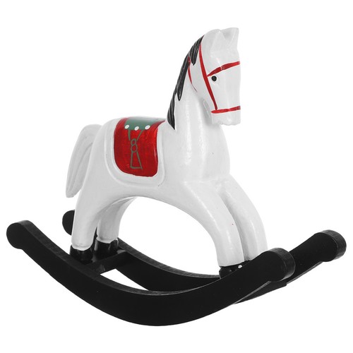 Figurine cheval bois - de, en
