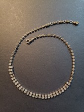 Sublime Collier Rivière Vintage en Strass- Elégance intemporelle, années 1950-80