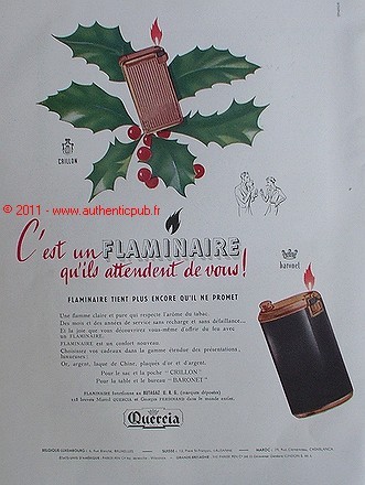 Publicite quercia flaminaire - publicite,