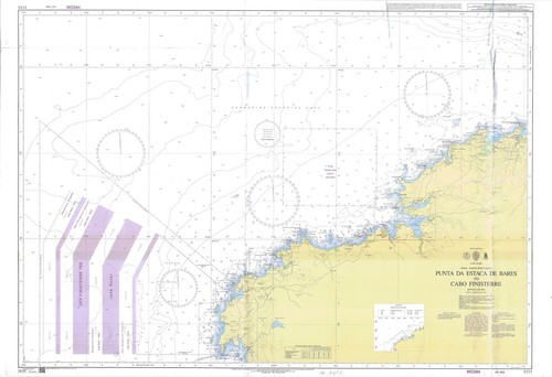 Carte marine admiralty - carte, map6525