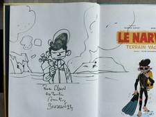 BEUZELIN LE NARVAL TOME 2 TERRAIN VAGUE EO EN ÉTAT NEUF AVEC DÉDICACE