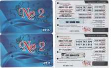 N°2 LOT 2 CARTES TELEPHONIQUE