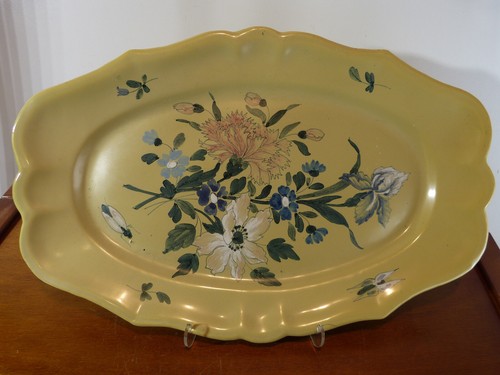 Grand plat faience de - en,