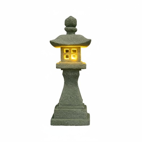 Statue lanterne imitation - statue,