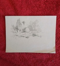 Saint Cyr Girier (1837-1911) - Dessin ancien au crayon 
